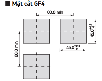 Kích thước mặt cắt GF4-P41N