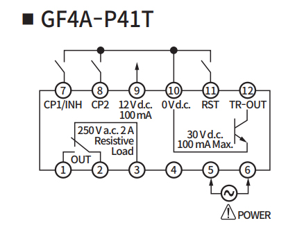 GF4A-P41T - Sơ đồ đấu nối