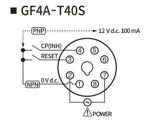 Sơ đồ đấu nối GF4A-T40S