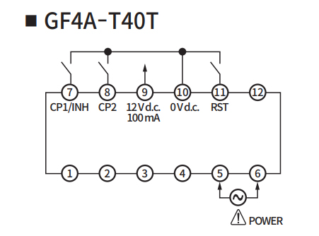 Sơ đồ đấu nối GF4A-T40T