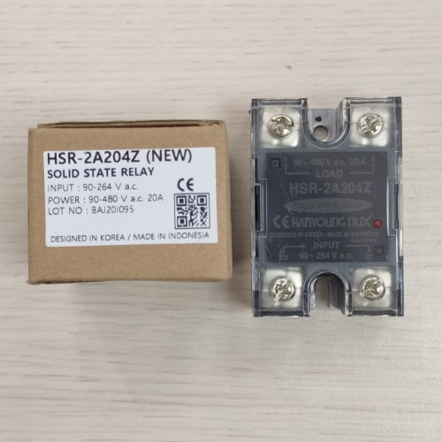 Relay bán dẫn Hanyoung 1 Pha 20 Amper HSR-2A204Z