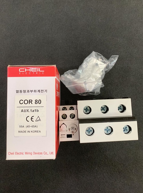 Relay nhiệt Cheil COR-80(45-65A)