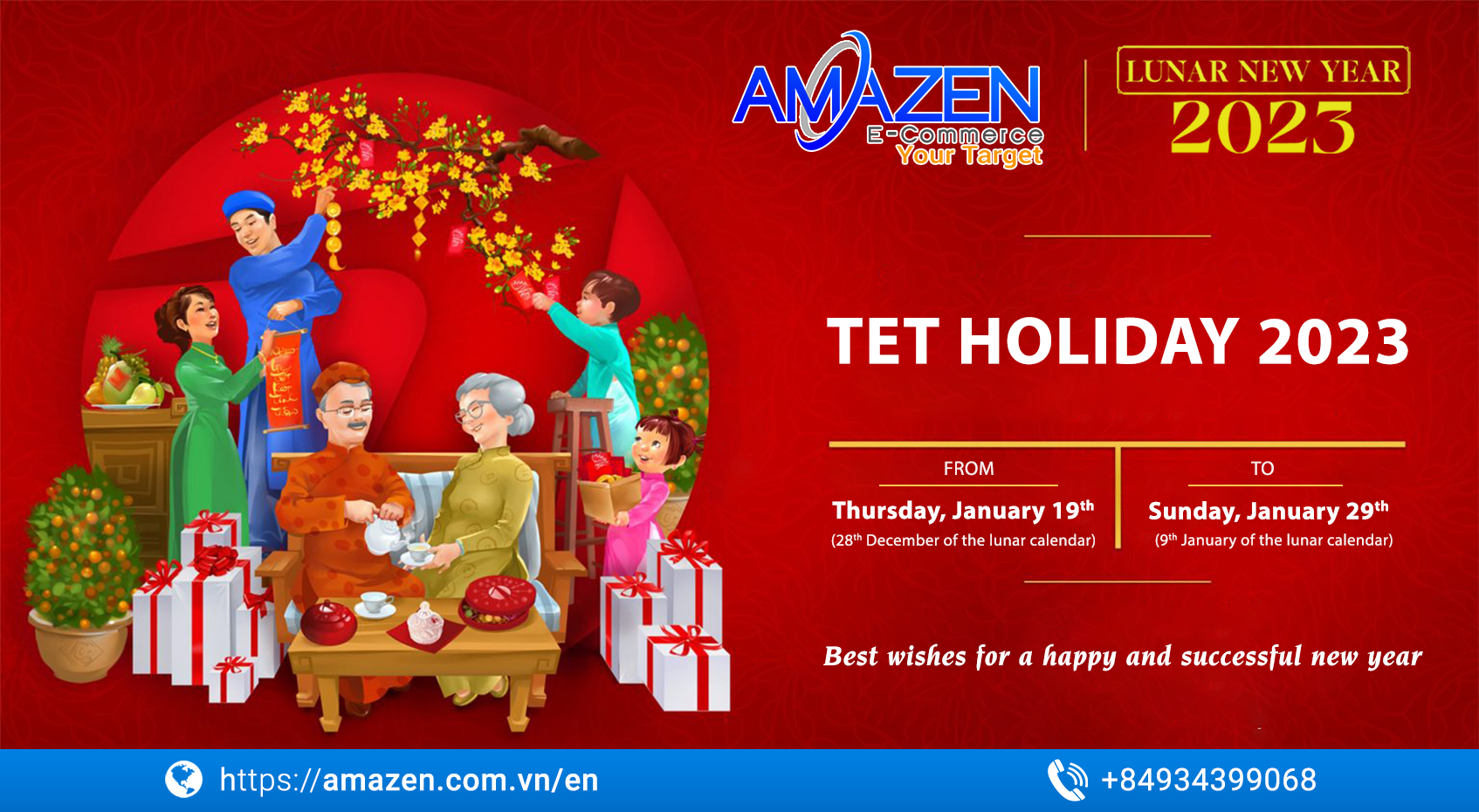 TET HOLIDAY 2023 CLOSING ANNOUNCEMENT