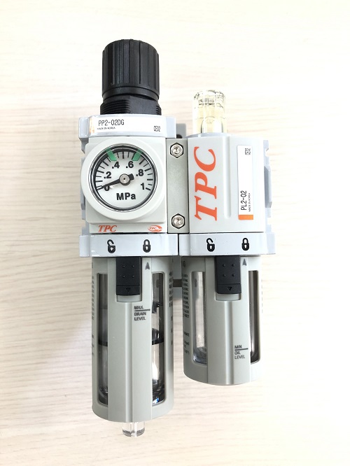 Bộ chỉnh áp có tích hợp bộ lọc khí + bộ cấp dầu PC2A-02DG