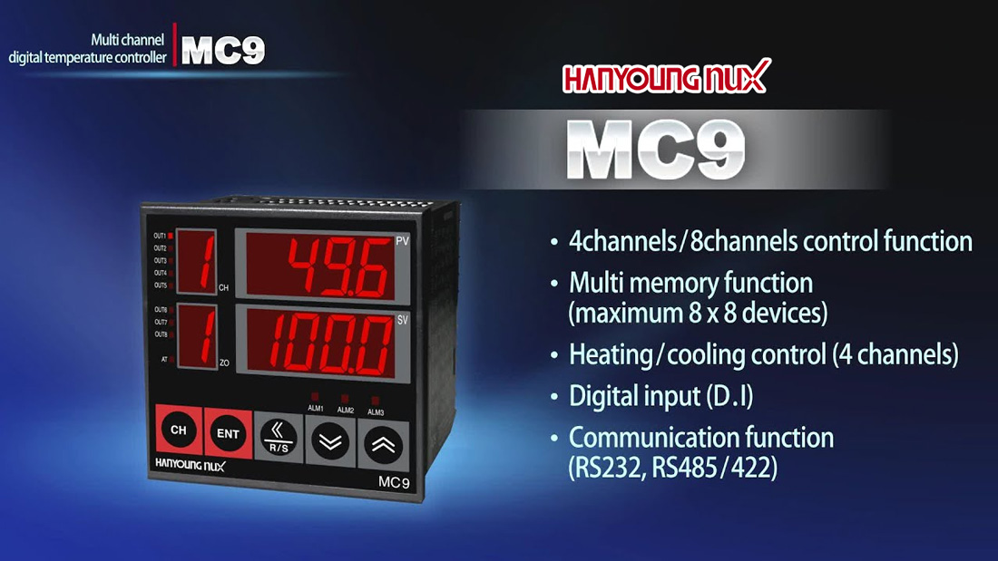 Bộ điều khiển nhiệt độ Hanyoung MC9 Series