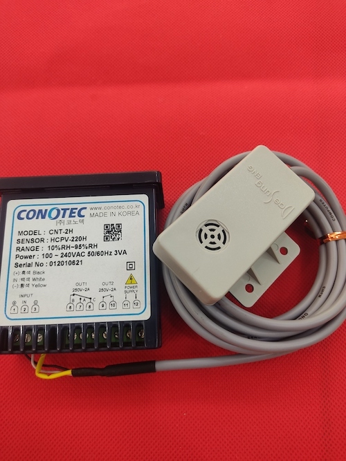 Bộ điều khiển độ ẩm Conotec CNT-2H | 10~95% RH | 71x29mm