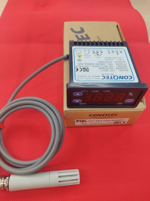 Bộ điều khiển độ ẩm Conotec CNT-2SH | 0~100%RH | 71x29mm