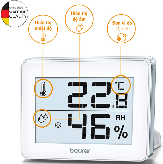 Đồng hồ đo độ ẩm Beurer HM16