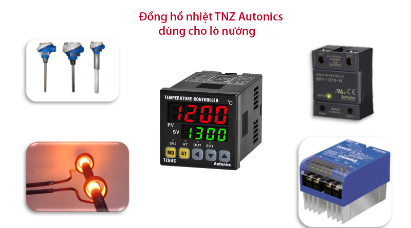 Đồng hồ đo nhiệt độ lò nướng Autonics TZN Series