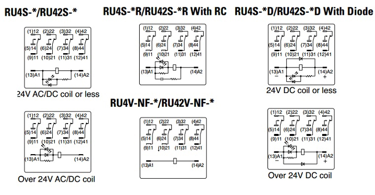 Sơ đồ mạch điện RU4S-D110
