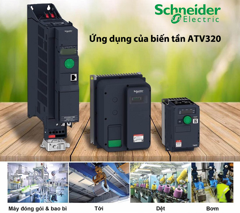 Ứng dụng của biến tần Schneider ATV320 Series