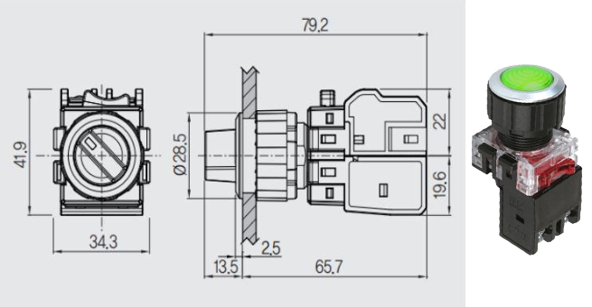 Kích thước sản phẩm MRP-ND0G