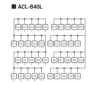 sơ đồ đấu nối của ACL-B40L