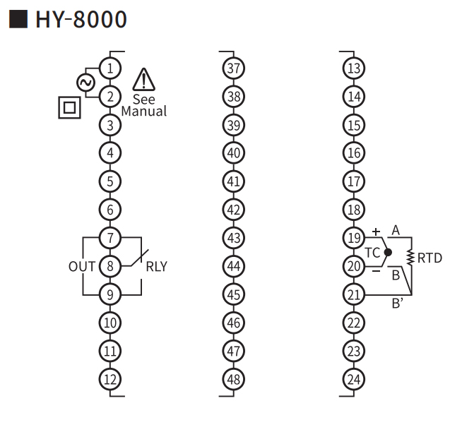 Sơ đồ đấu nối HY-8000-PMNRA02