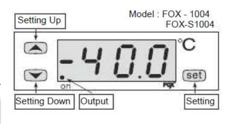 Nút chức năng bộ điều khiển nhiệt độ Conotec FOX-1004