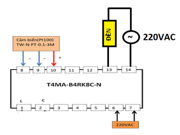Sơ đồ đấu nối TW-N-PT-06-0.05-1/4 với T4MA-B4RK8C-N