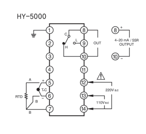 Sơ đồ kết nối của HY-5000-PKMNR-10
