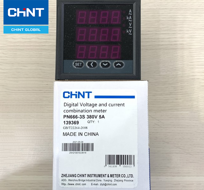 Đồng hồ đo kỹ thuật số Chint PN666-3S