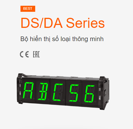 Bộ hiển thị số loại thông minh DS/DA Series Autonics