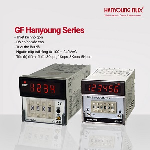 Các tính năng nâng cao của Bộ đếm và định thời Hanyoung GF4 Series