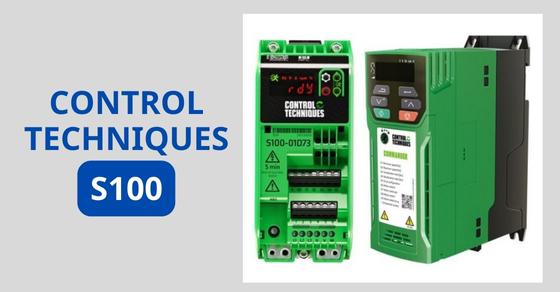 Điều khiển động cơ bằng biến tần CONTROL TECHNIQUES S100 theo 3 cấp độ  và dùng biến trở ngoài