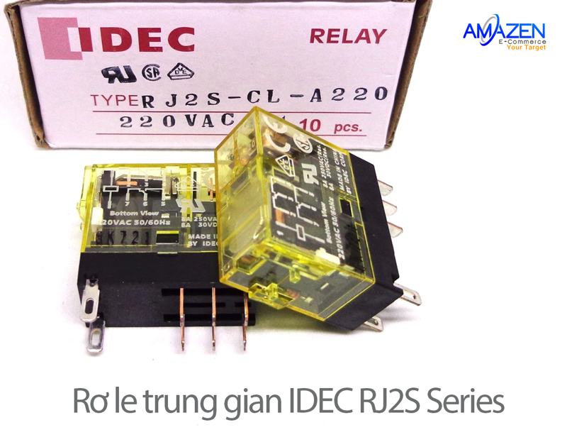 Rơ le trung gian IDEC RJ2S Series | Thông số - Đặc điểm
